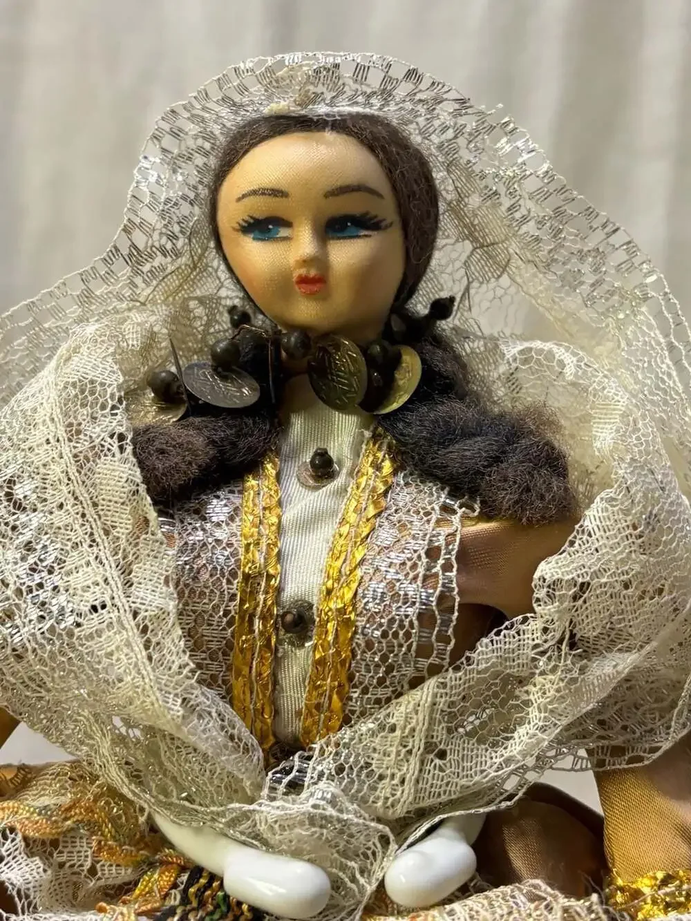 Vintage Hand-Crafted Traditional Folk Costume Doll
